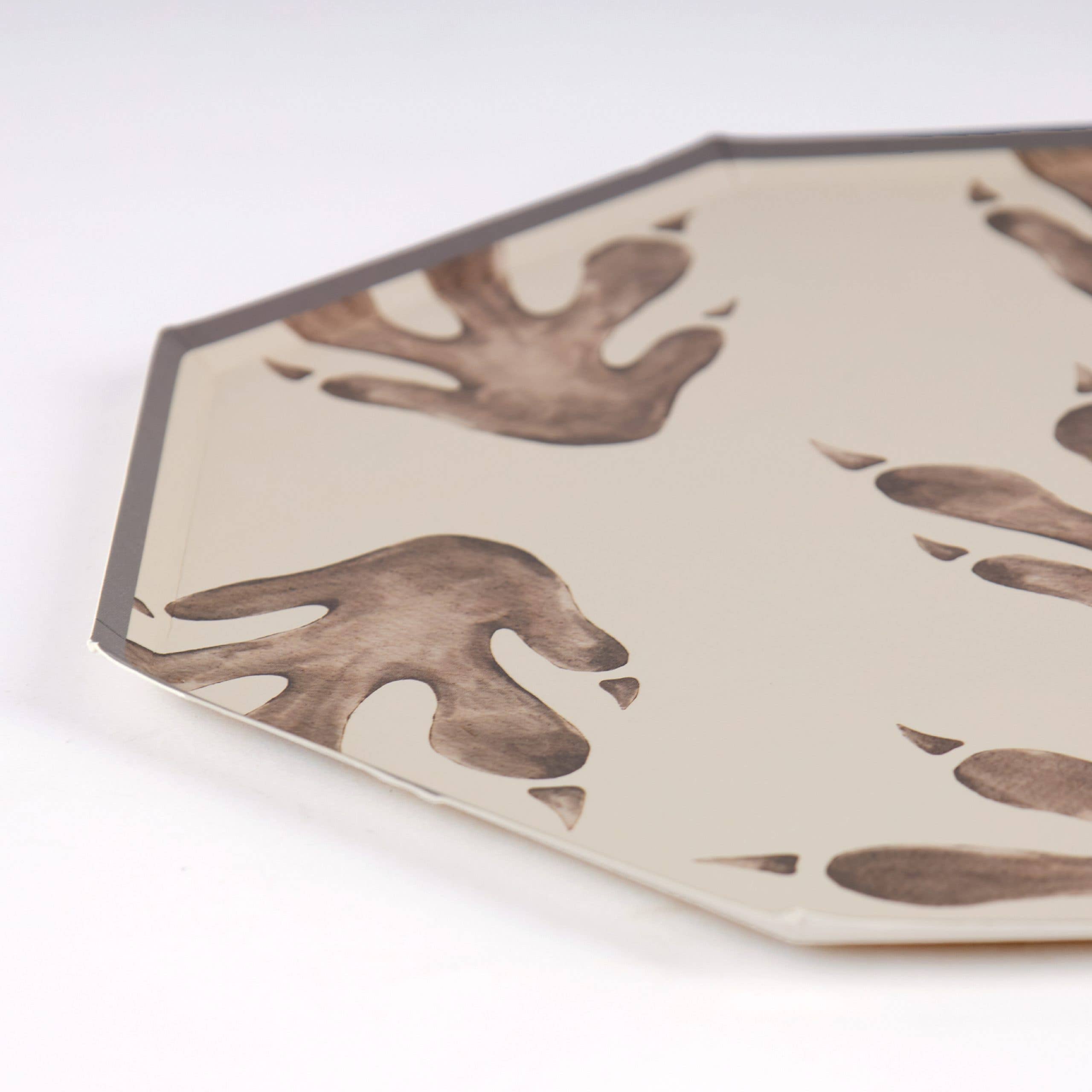 Dinosaur Footprint Paper Plates