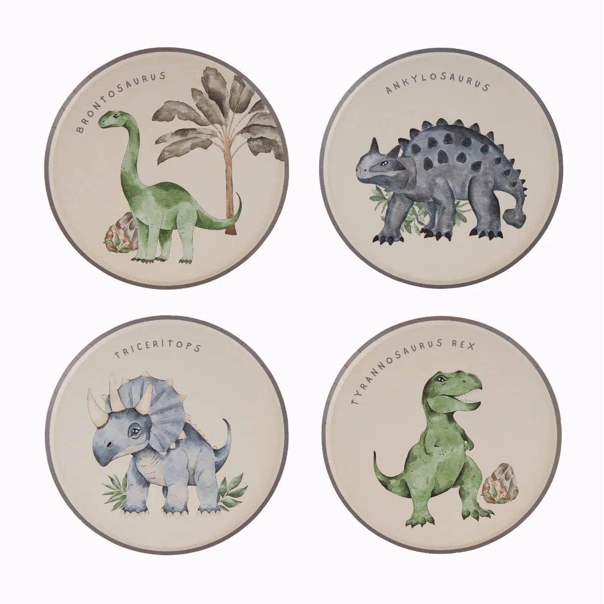 Dinosaur Paper Plates