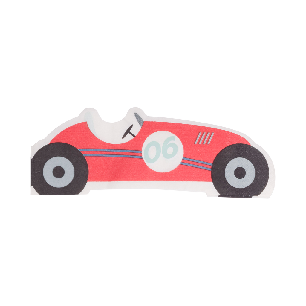 Retro Race Car Napkin Set