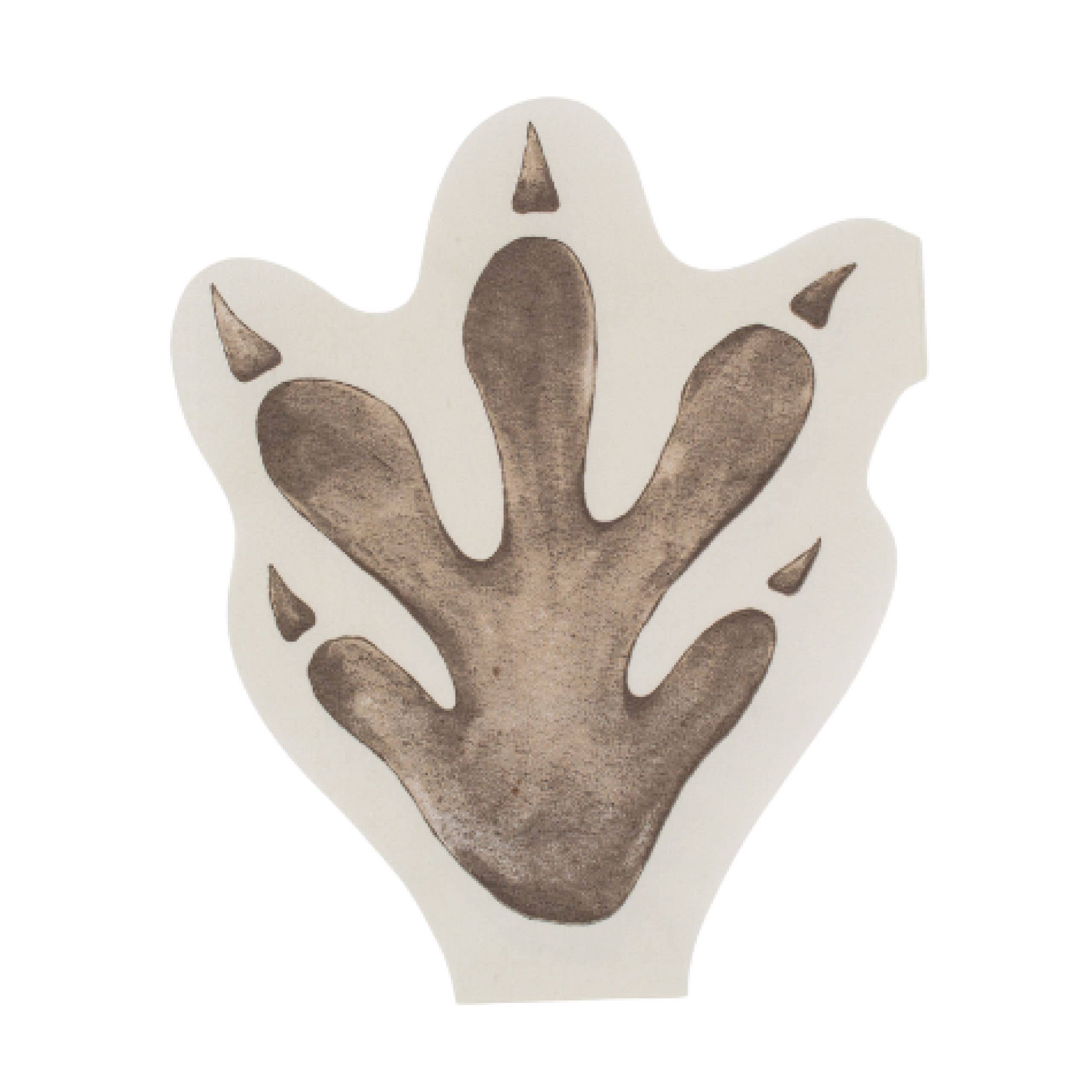 Dinosaur Footprint Paper Napkins