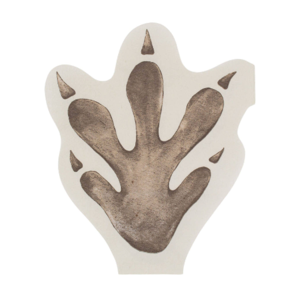 Dinosaur Footprint Paper Napkins - Pack of 16