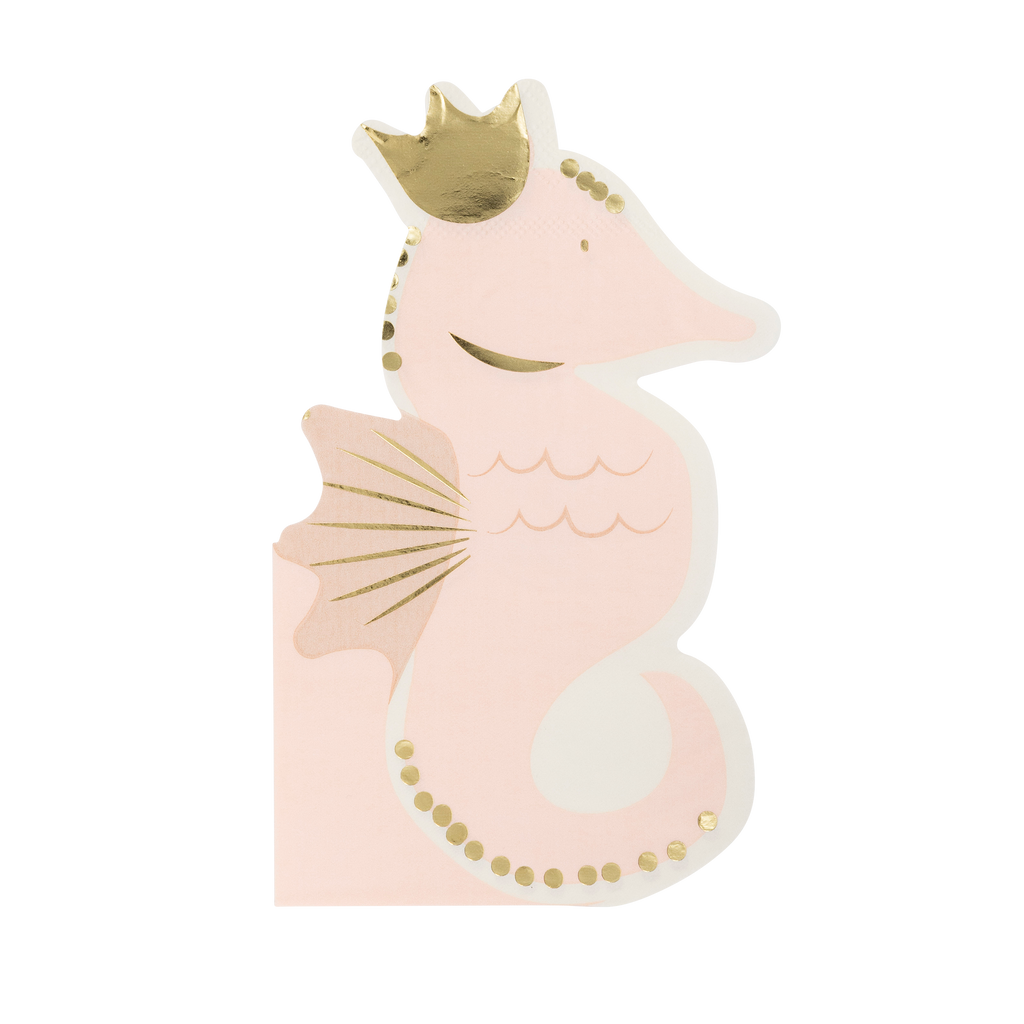 Mermaid Magic Seahorse Napkins