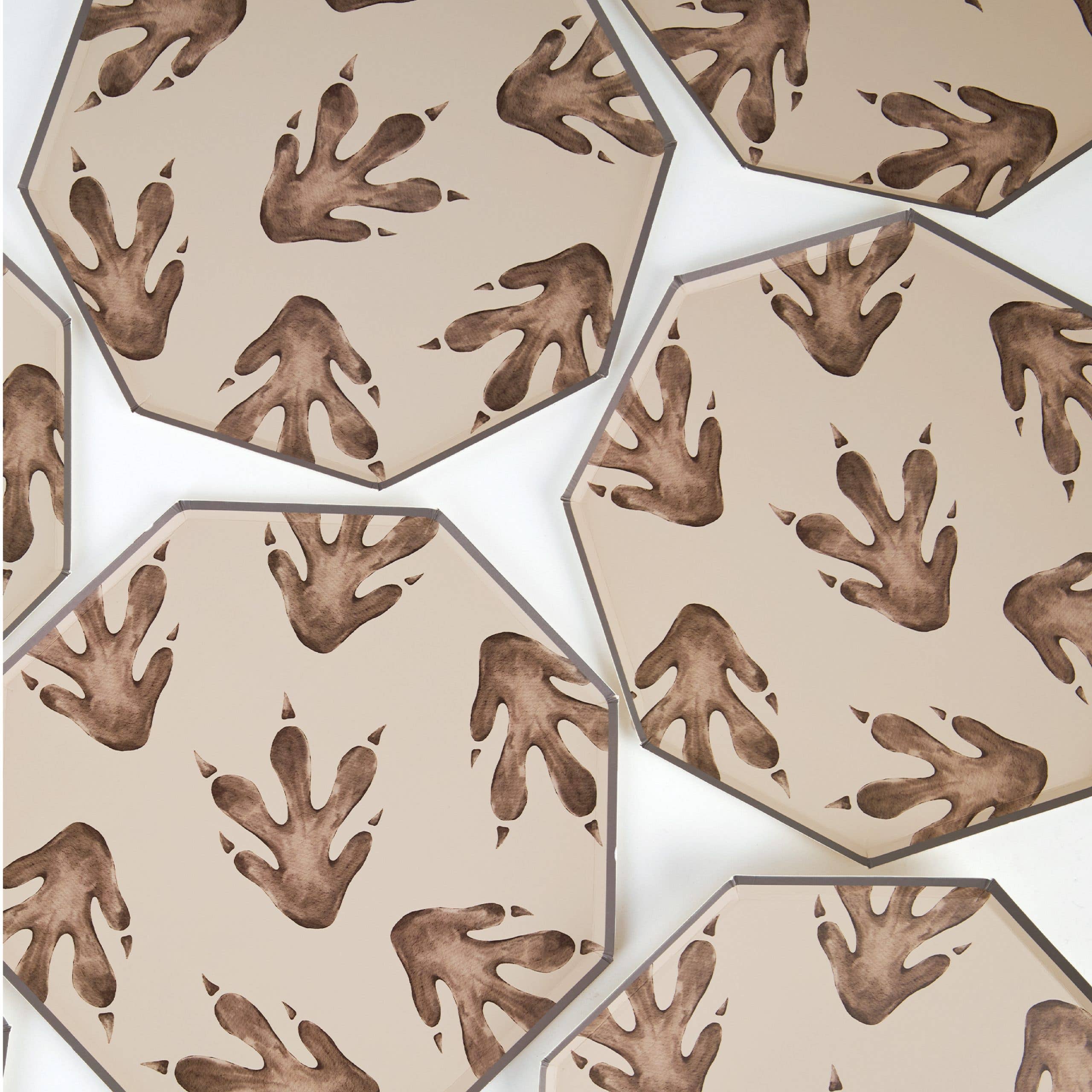 Dinosaur Footprint Paper Plates