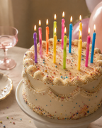 Primary Colours Taper Candles - Pack of 10