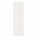 White Taper Candles - Pack of 10